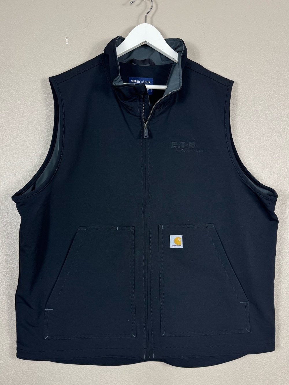 Carharrt Men's Super Dux Vest Black Size XL company logo